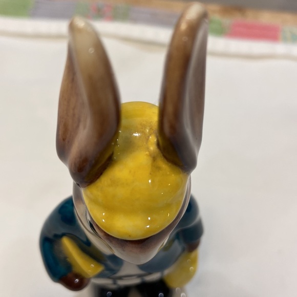 Vintage Artone England Rabbit Figurine School Boy Bunny - Picture 6 of 8